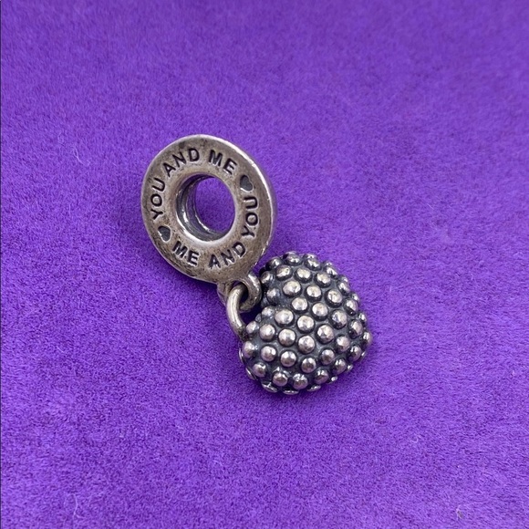💛 Pandora Sterling Silver Piece of My Heart  Daughter Charm - Picture 2 of 5